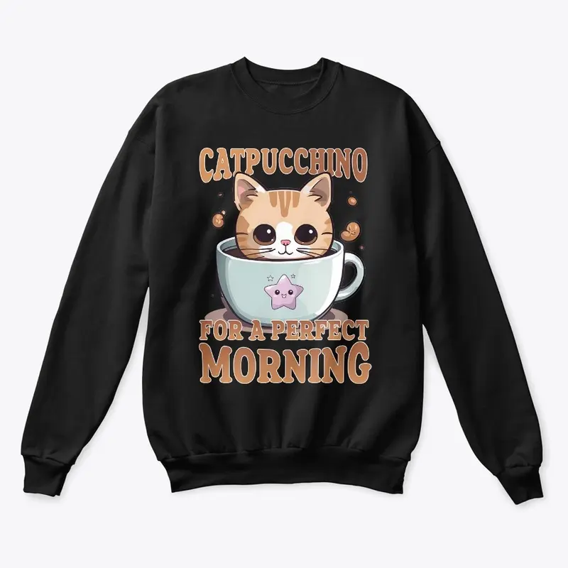 Catpuccino for a perfect morning Coffee 