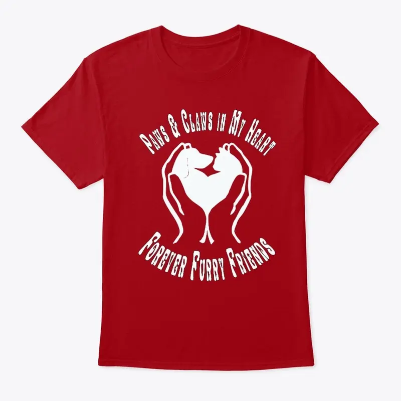 Animal lover heart t-shirt