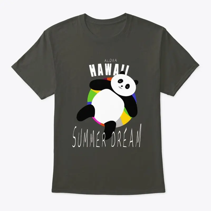 Panda bear Hawaiian summer dream 