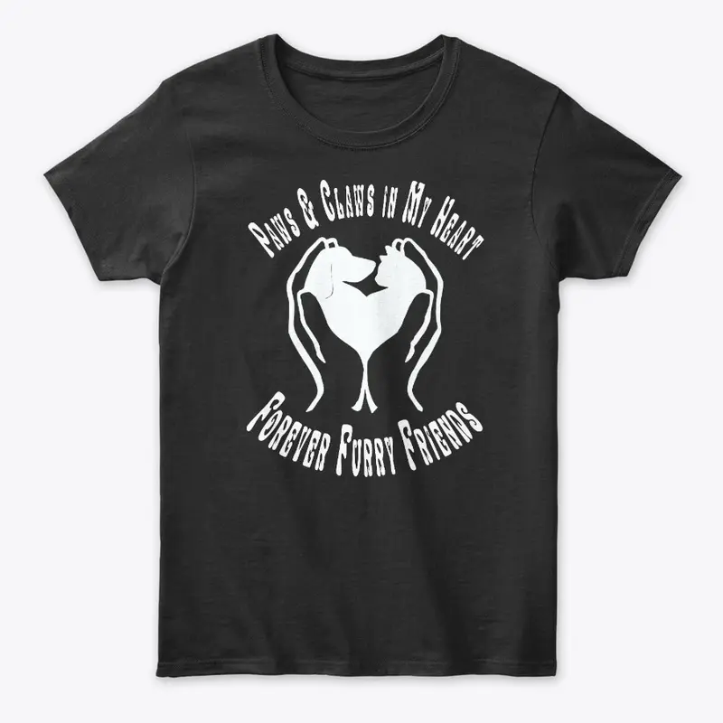 Animal lover heart t-shirt