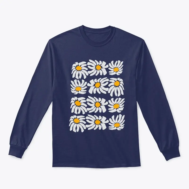 Women's Daisy Floral Vintage Tees